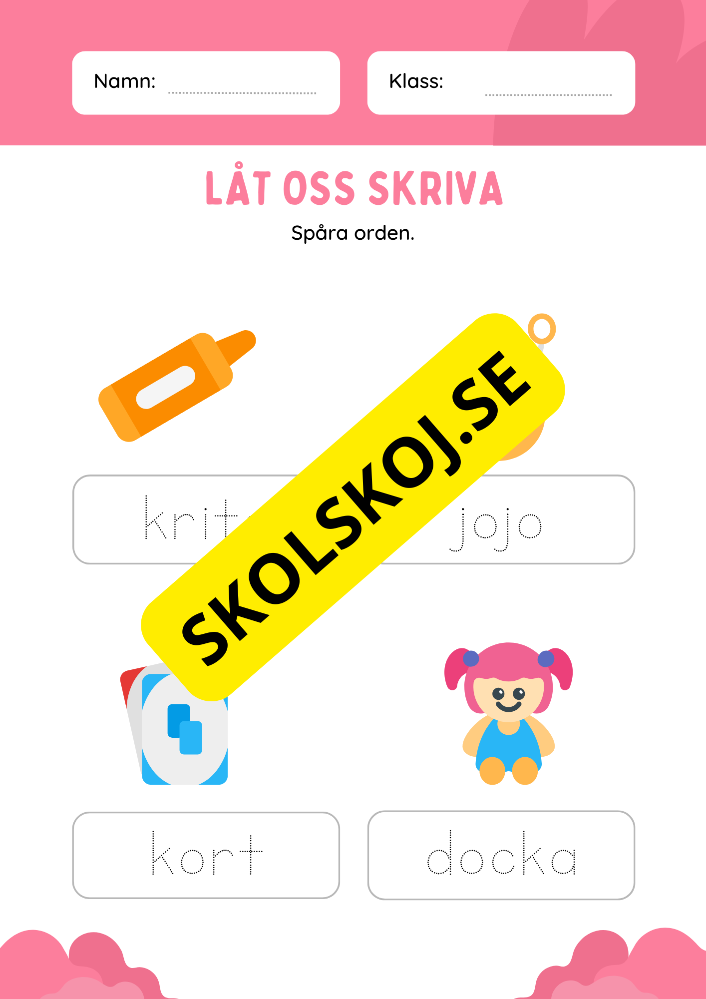 Tema leksaker - Blandade uppgifter