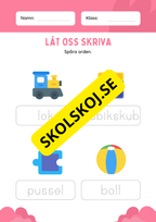 Tema leksaker - Blandade uppgifter