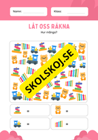 Tema leksaker - Blandade uppgifter