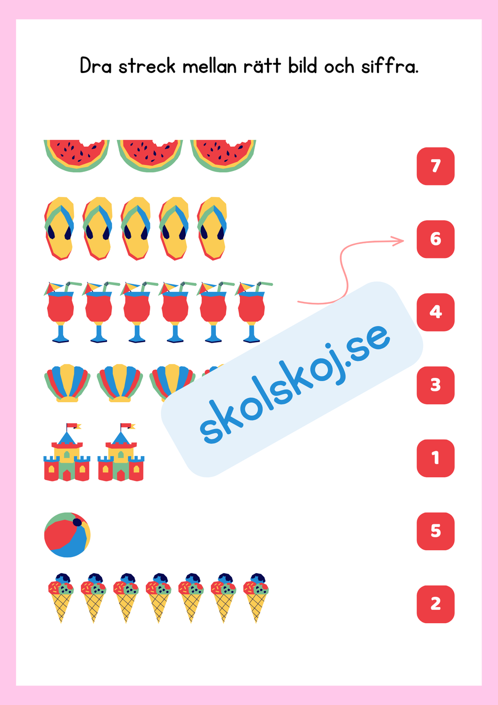 Tillsammans lär vi siffrorna 1 - 10