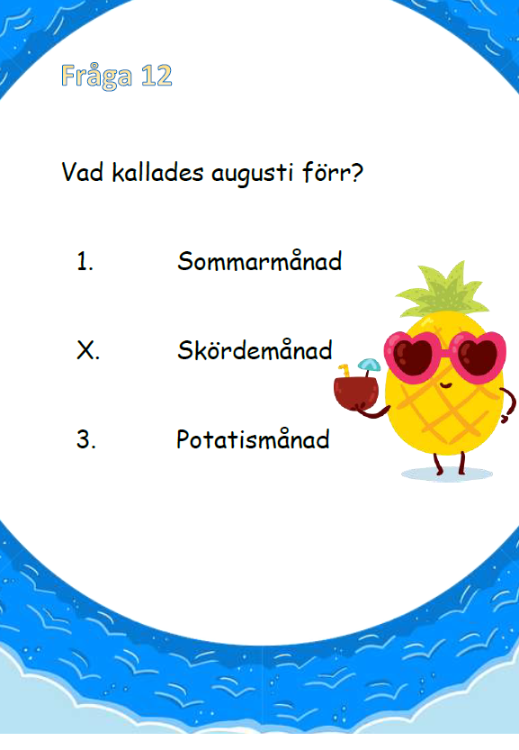 Tipspromenad - Sommartema