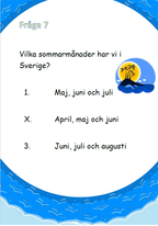Tipspromenad - Sommartema
