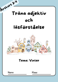 Träna adjektiv och läsförståelse - Tema vinter