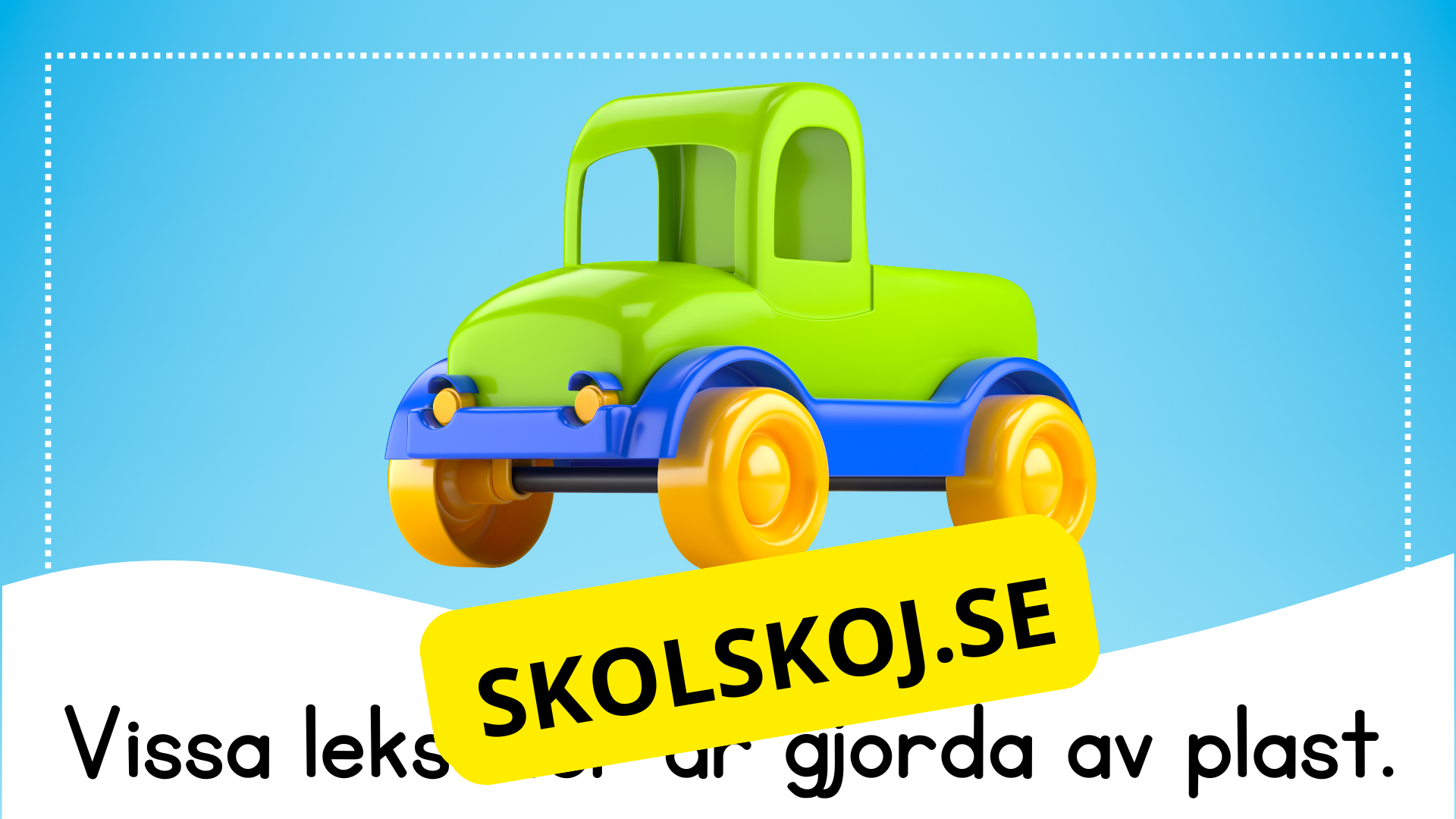 Träna läsning/läsflyt: Tema leksaker