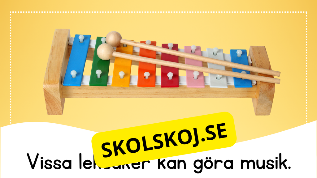Träna läsning/läsflyt: Tema leksaker