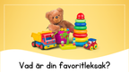 Träna läsning/läsflyt: Tema leksaker