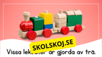 Träna läsning/läsflyt: Tema leksaker