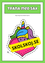 Träna med sax (42 sidor)