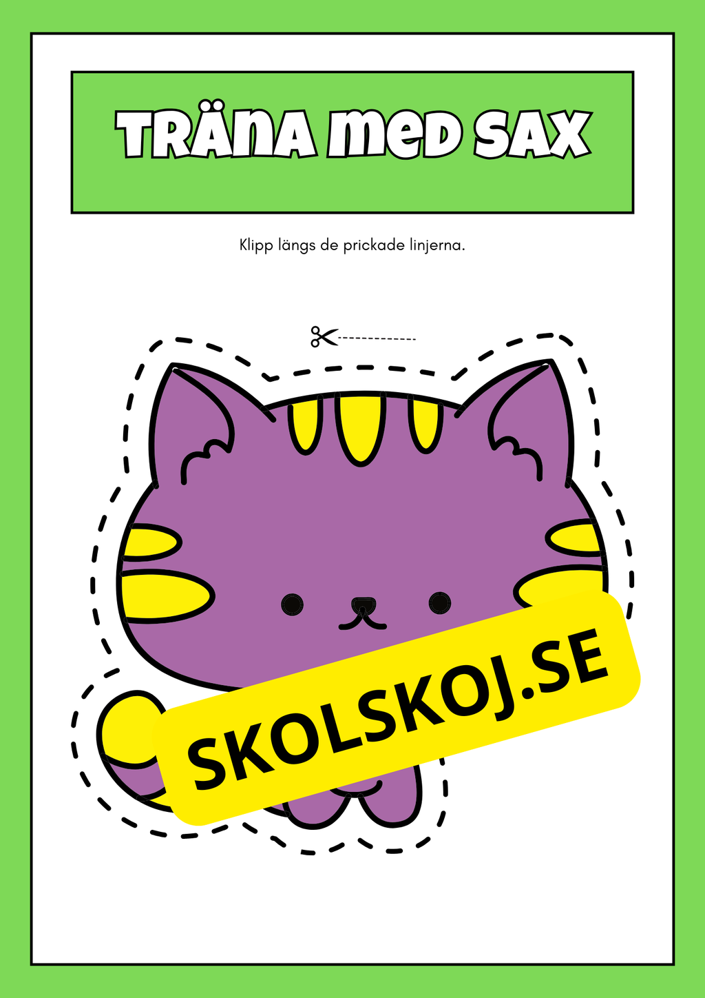 Träna med sax (42 sidor)