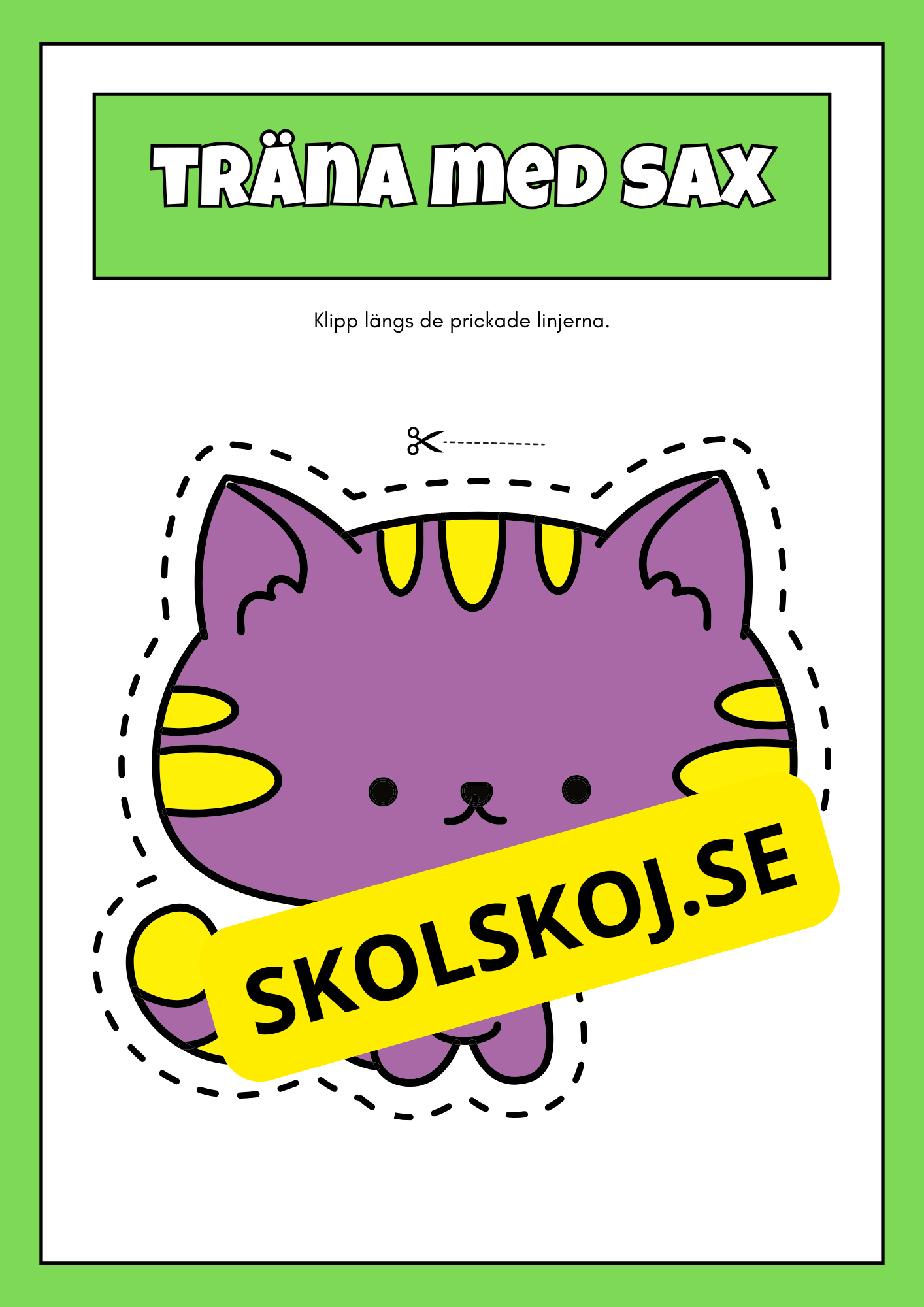 Träna med sax (42 sidor)