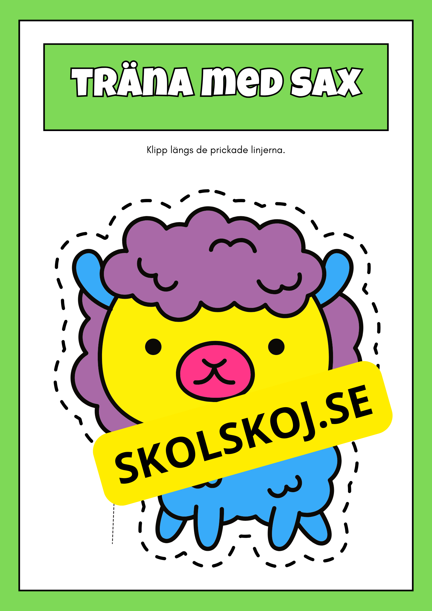 Träna med sax (42 sidor)