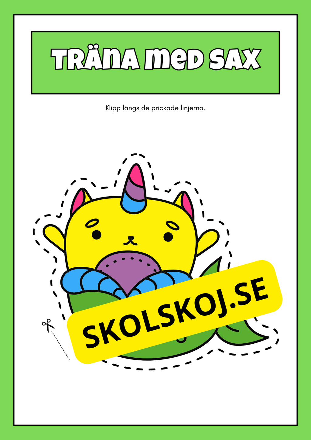 Träna med sax (42 sidor)