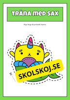 Träna med sax (42 sidor)
