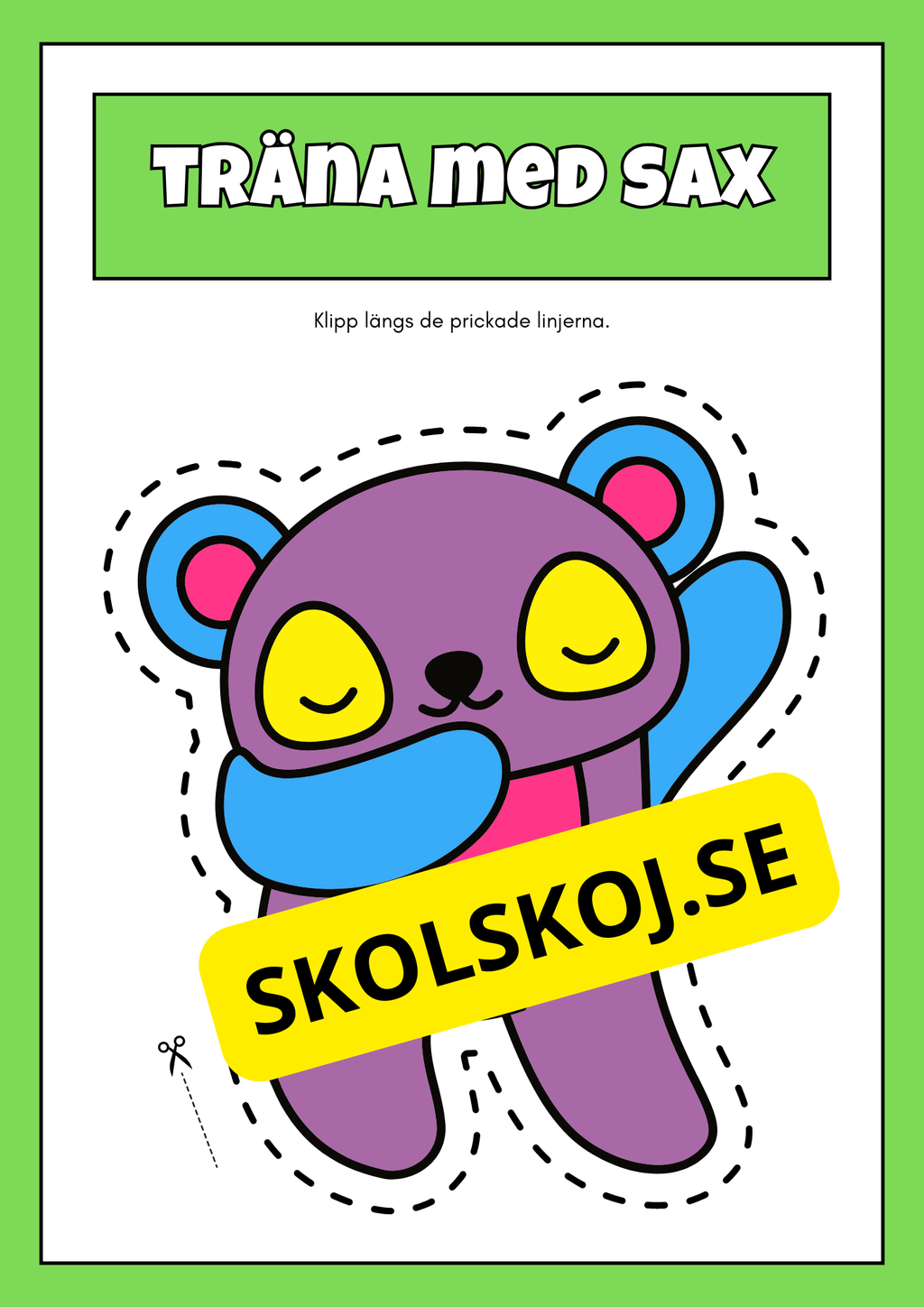 Träna med sax (42 sidor)