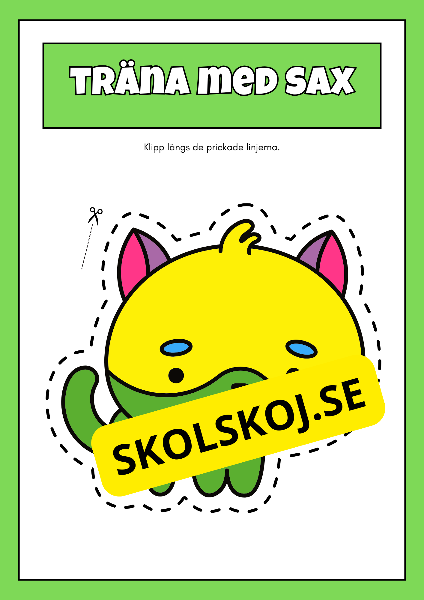 Träna med sax (42 sidor)