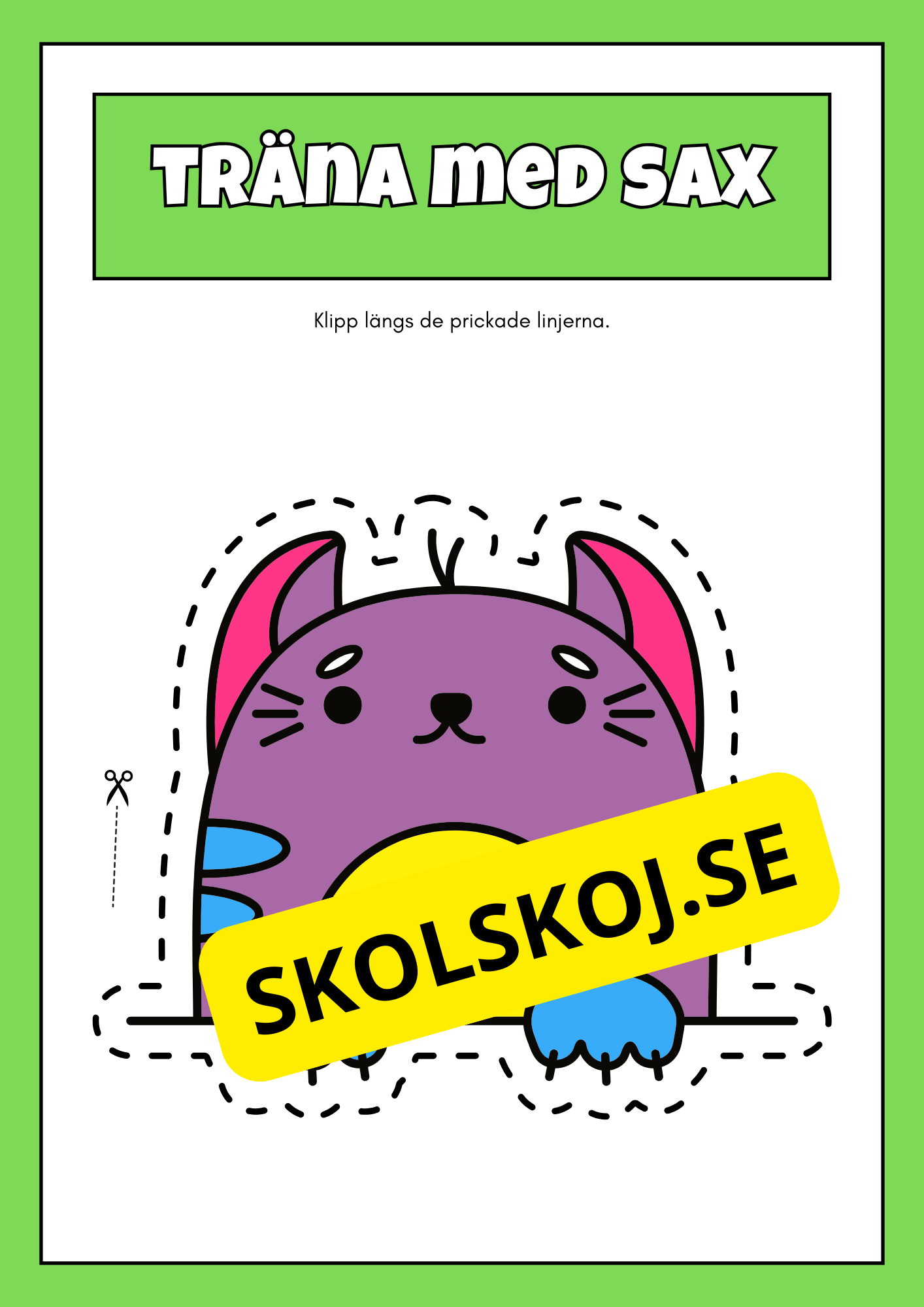 Träna med sax (42 sidor)