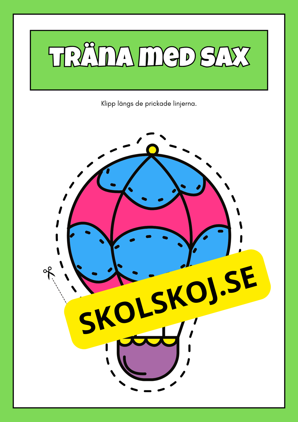 Träna med sax (42 sidor)
