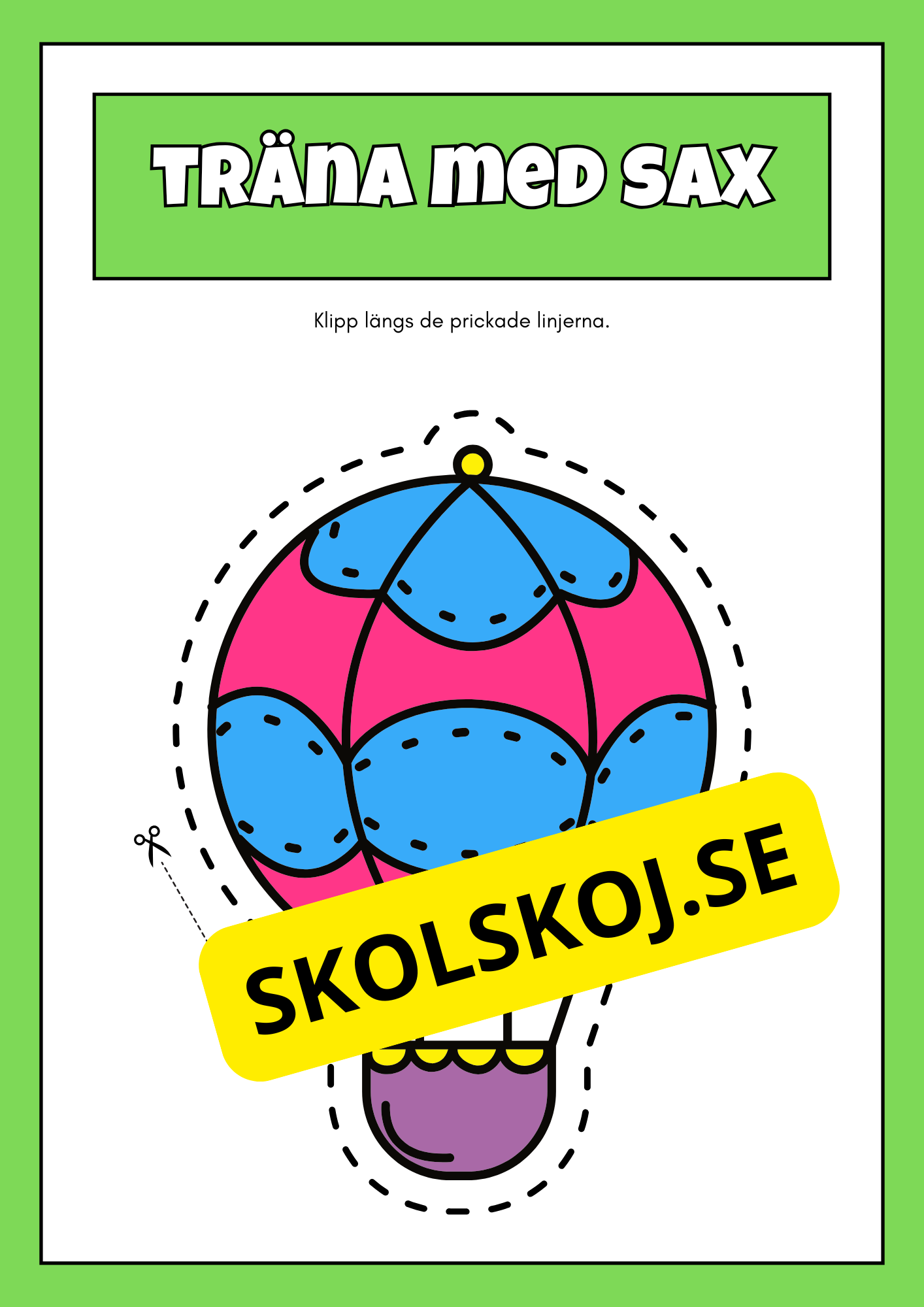 Träna med sax (42 sidor)