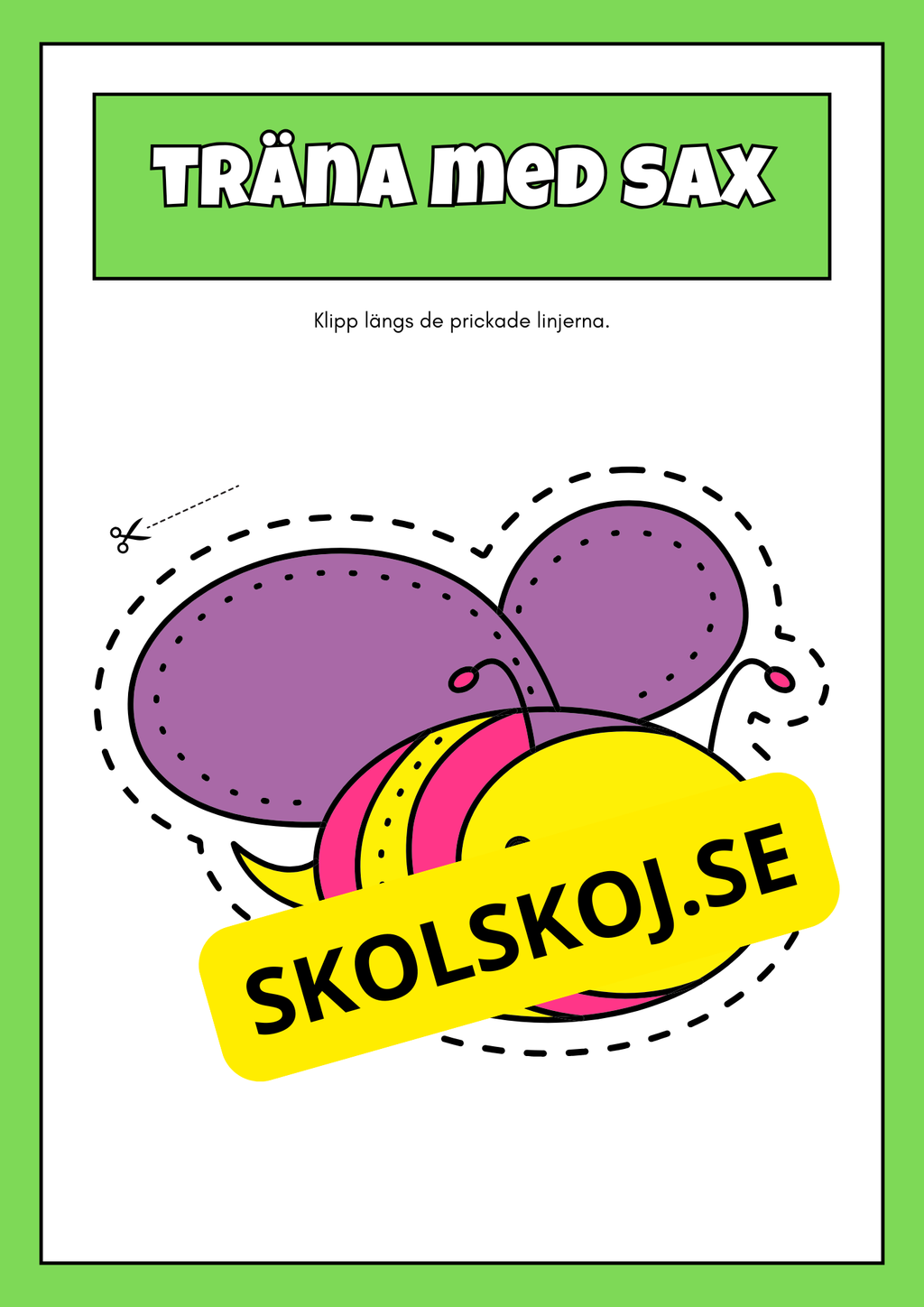 Träna med sax (42 sidor)