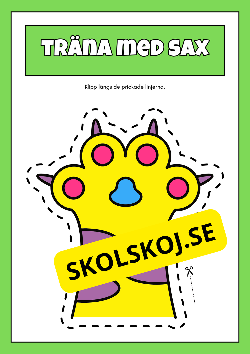 Träna med sax (42 sidor)