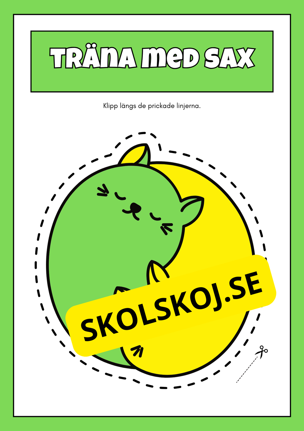 Träna med sax (42 sidor)