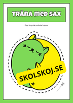 Träna med sax (42 sidor)