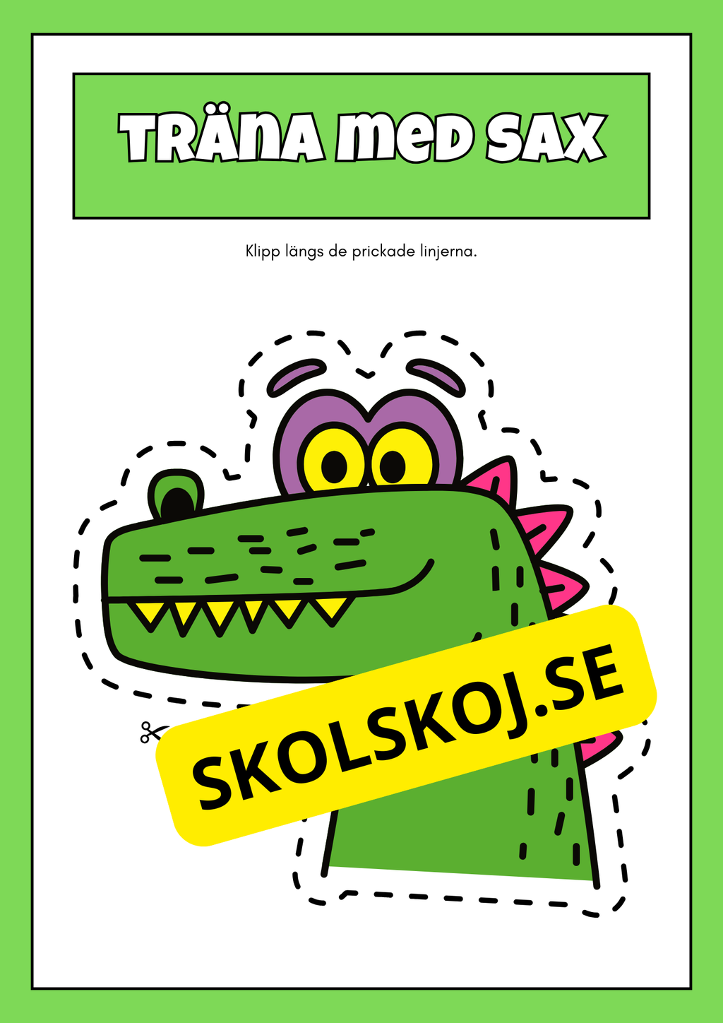 Träna med sax (42 sidor)