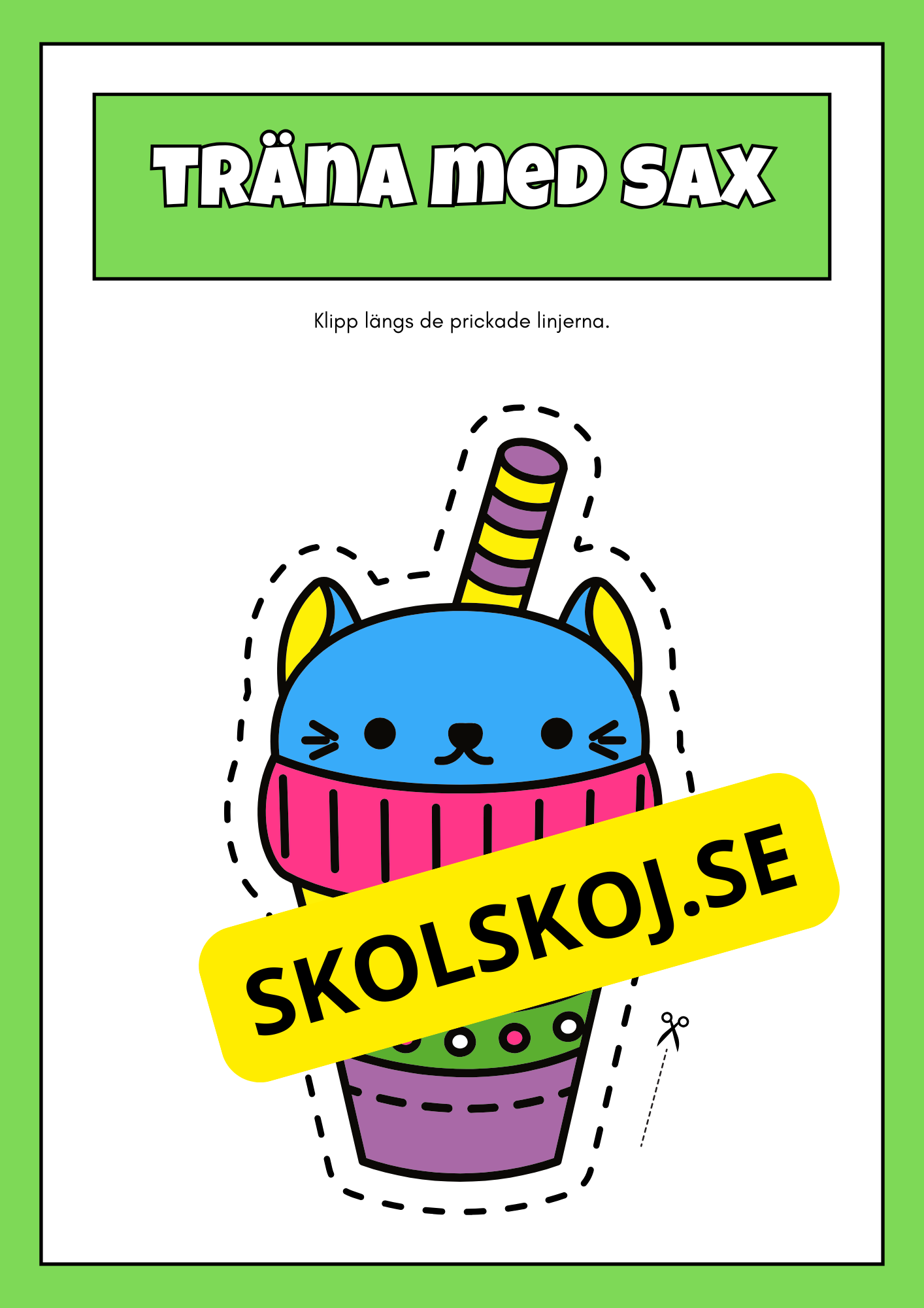 Träna med sax (42 sidor)