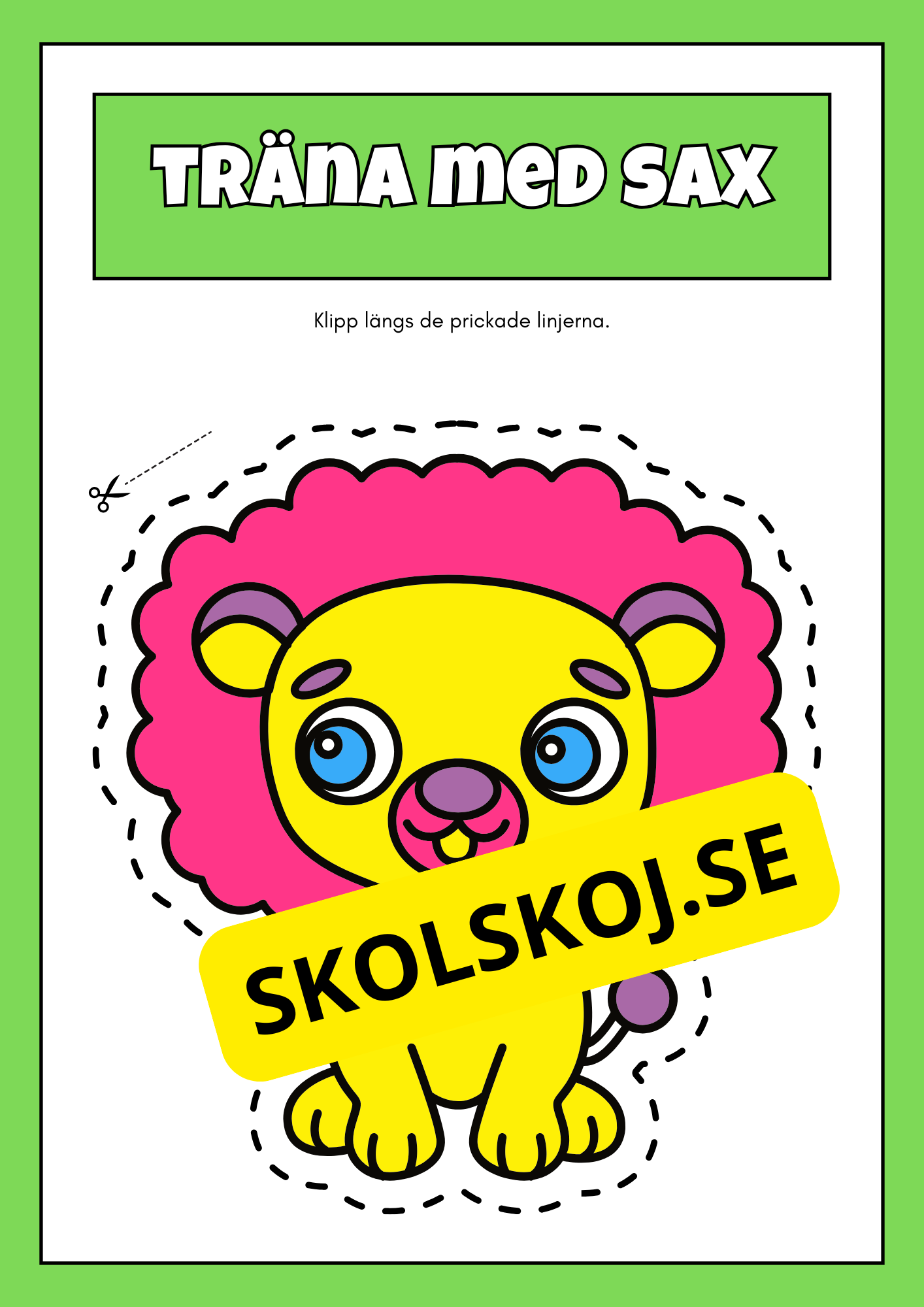 Träna med sax (42 sidor)