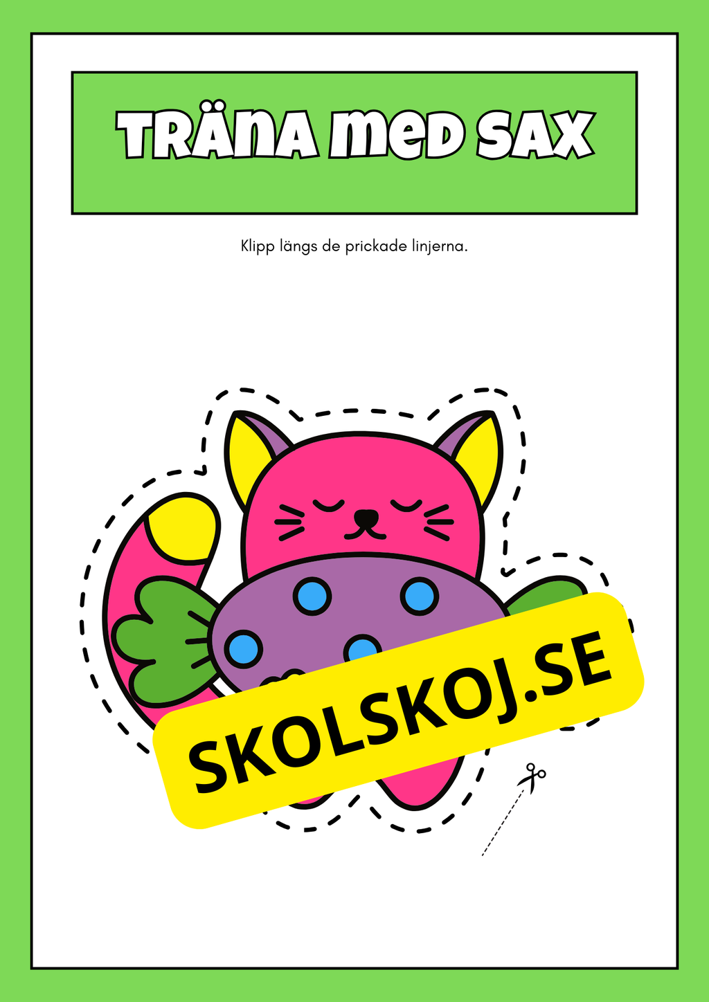 Träna med sax (42 sidor)