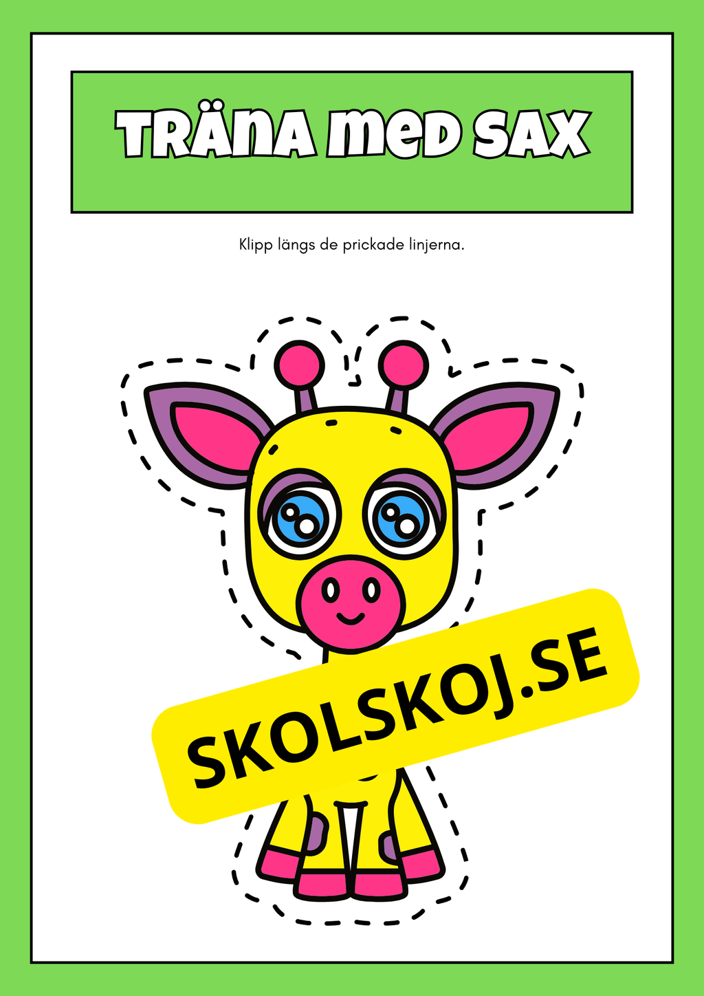 Träna med sax (42 sidor)