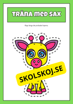 Träna med sax (42 sidor)