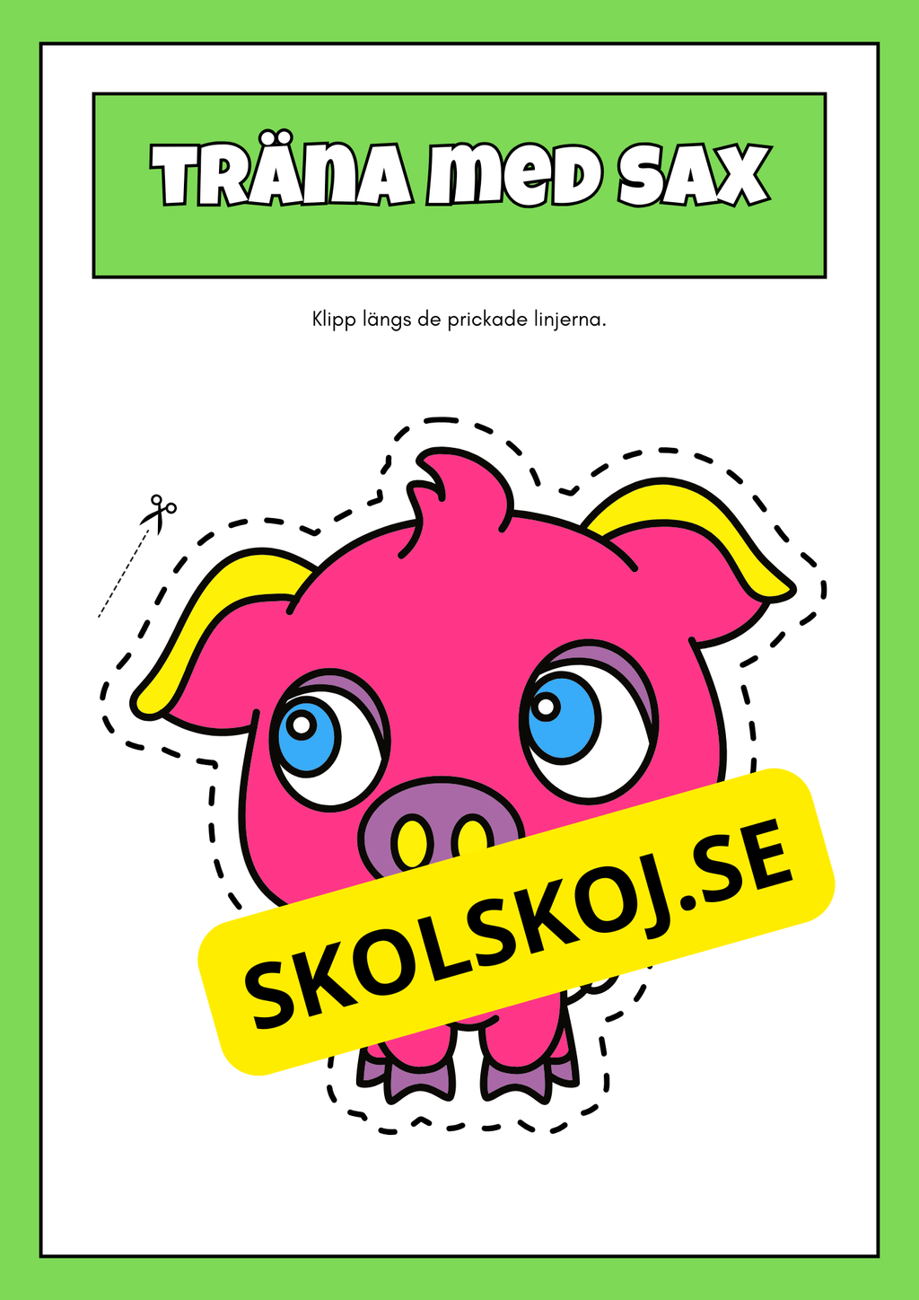 Träna med sax (42 sidor)