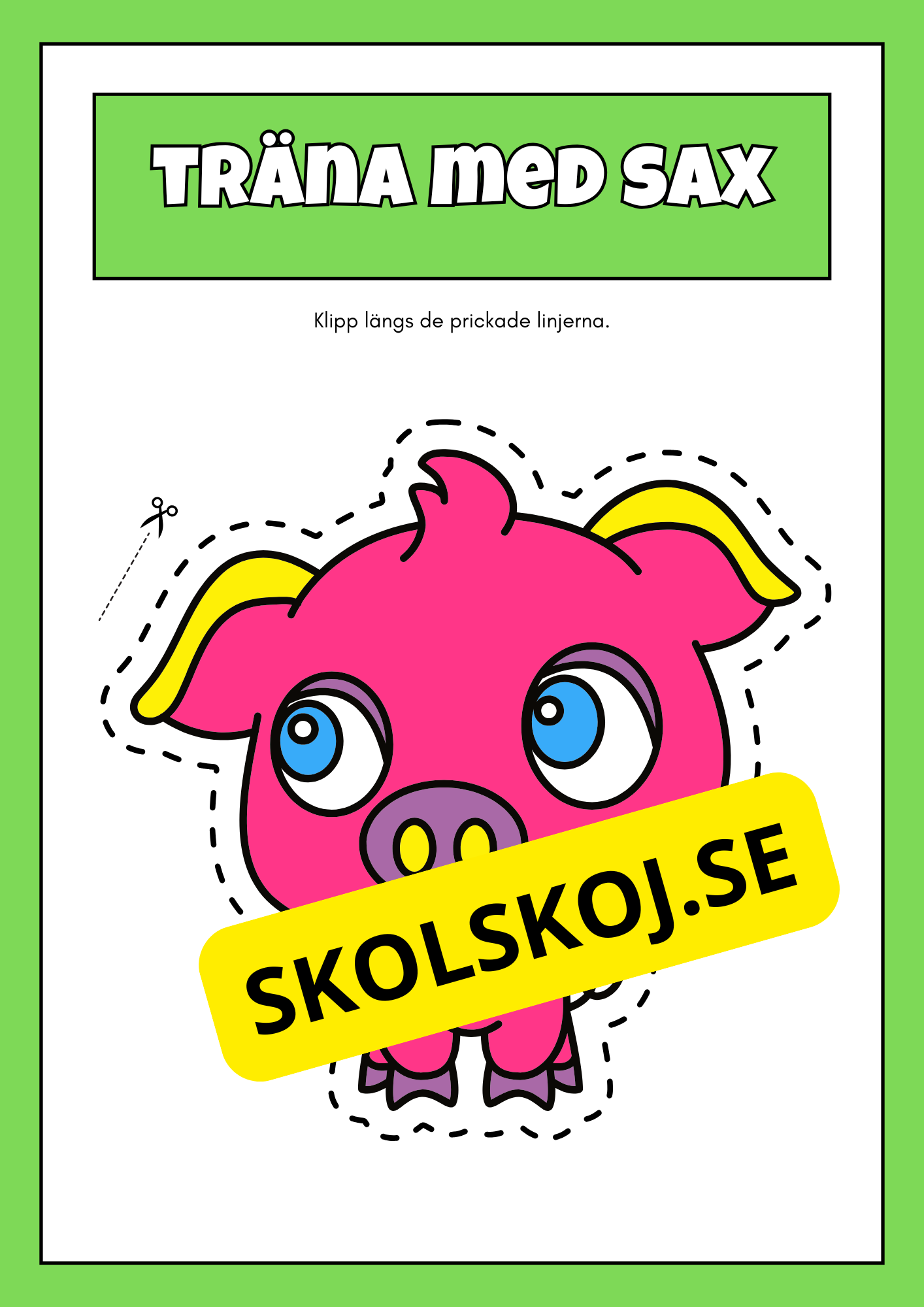 Träna med sax (42 sidor)