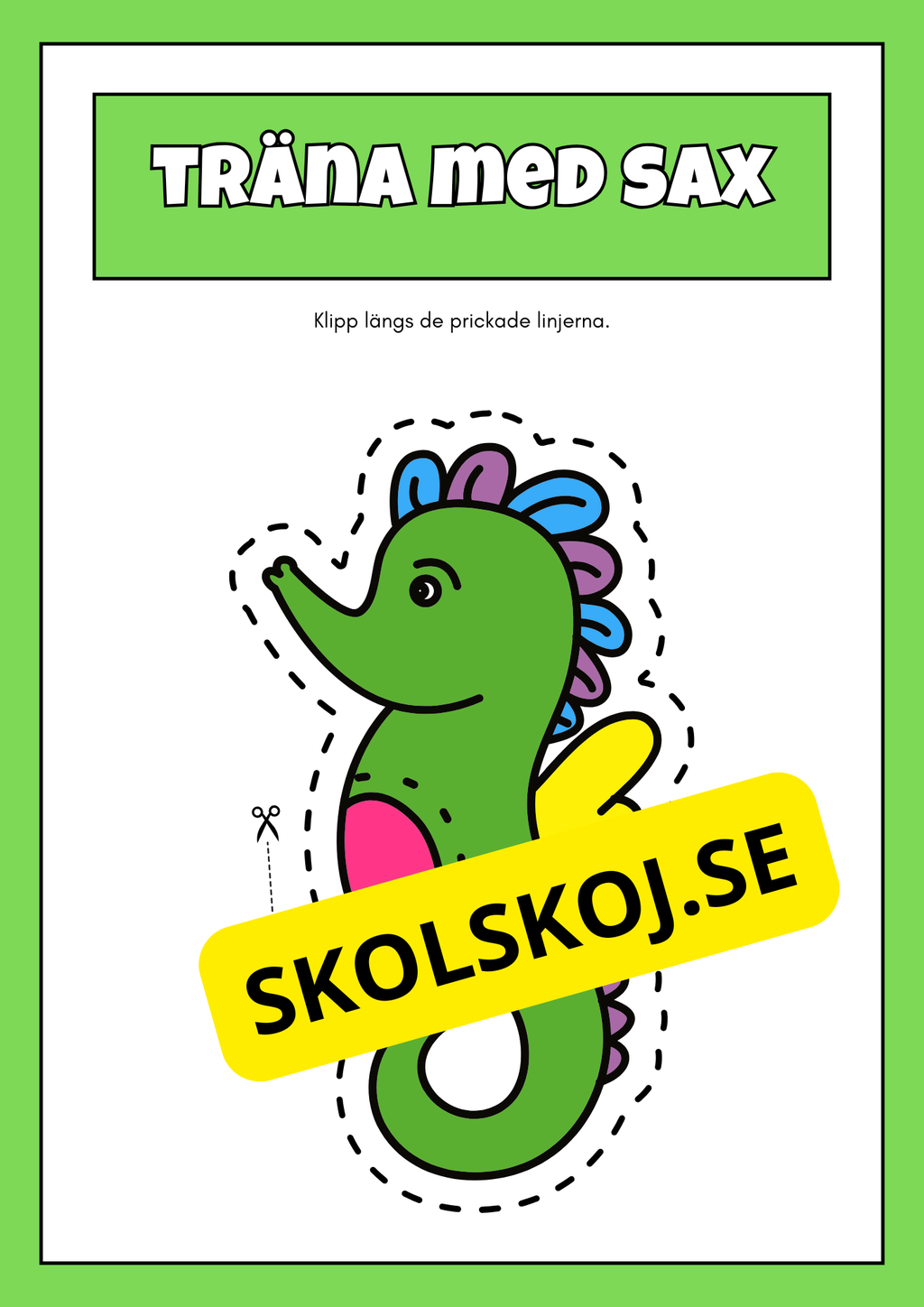 Träna med sax (42 sidor)