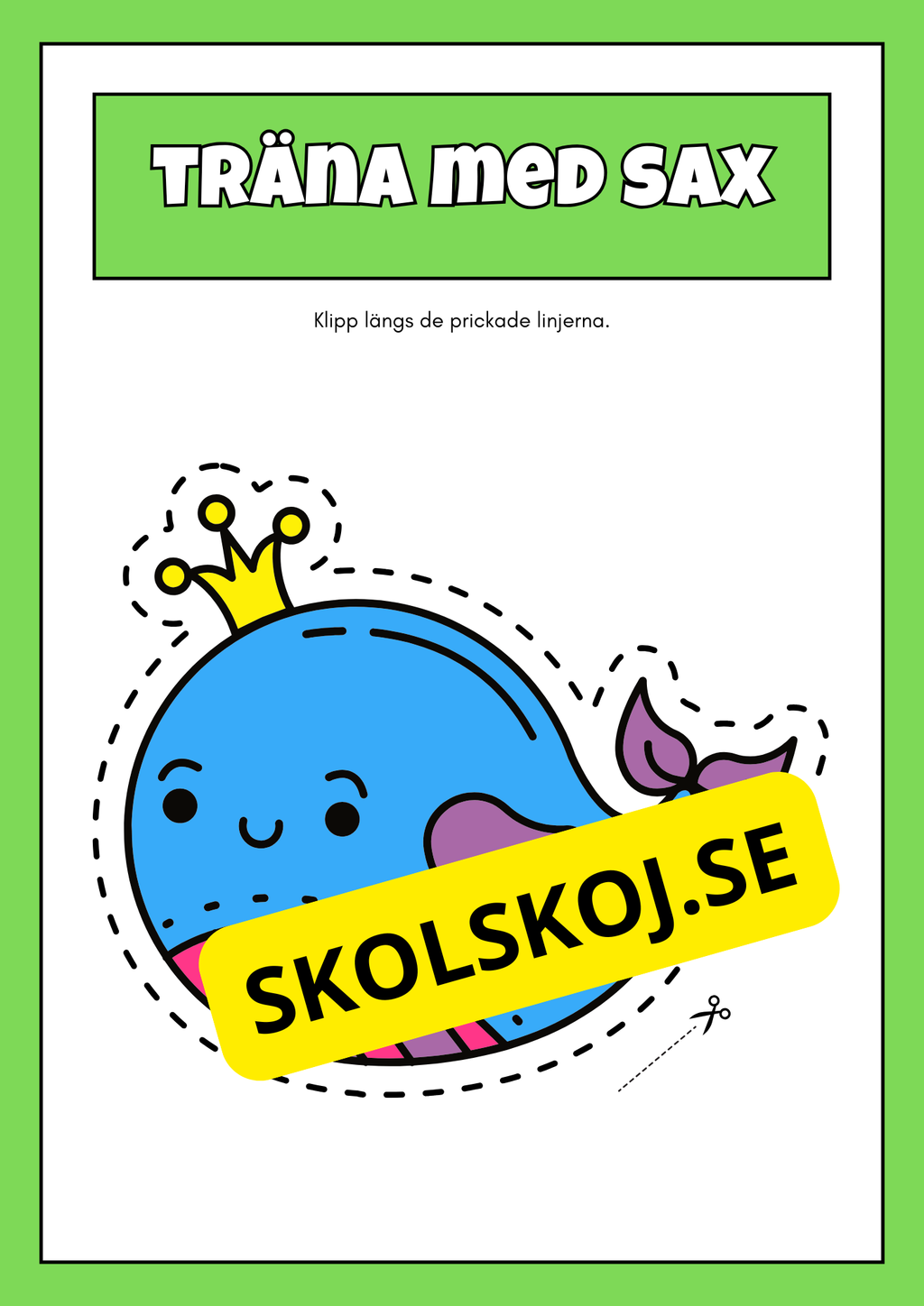 Träna med sax (42 sidor)