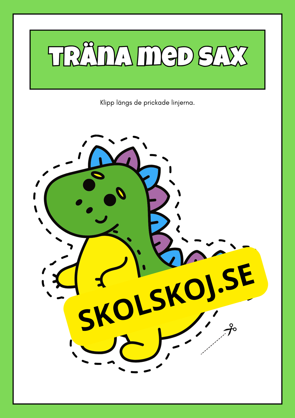 Träna med sax (42 sidor)