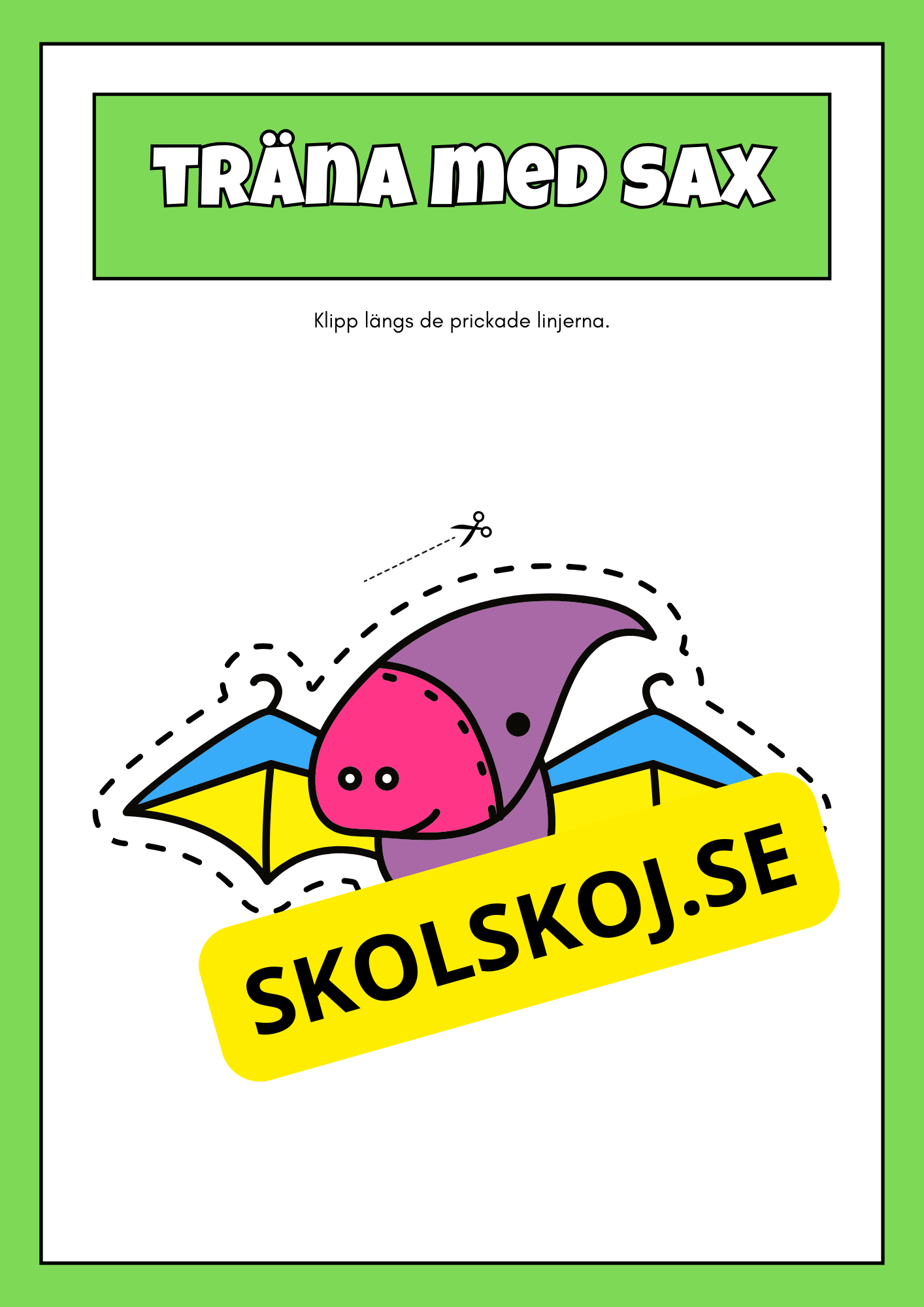 Träna med sax (42 sidor)