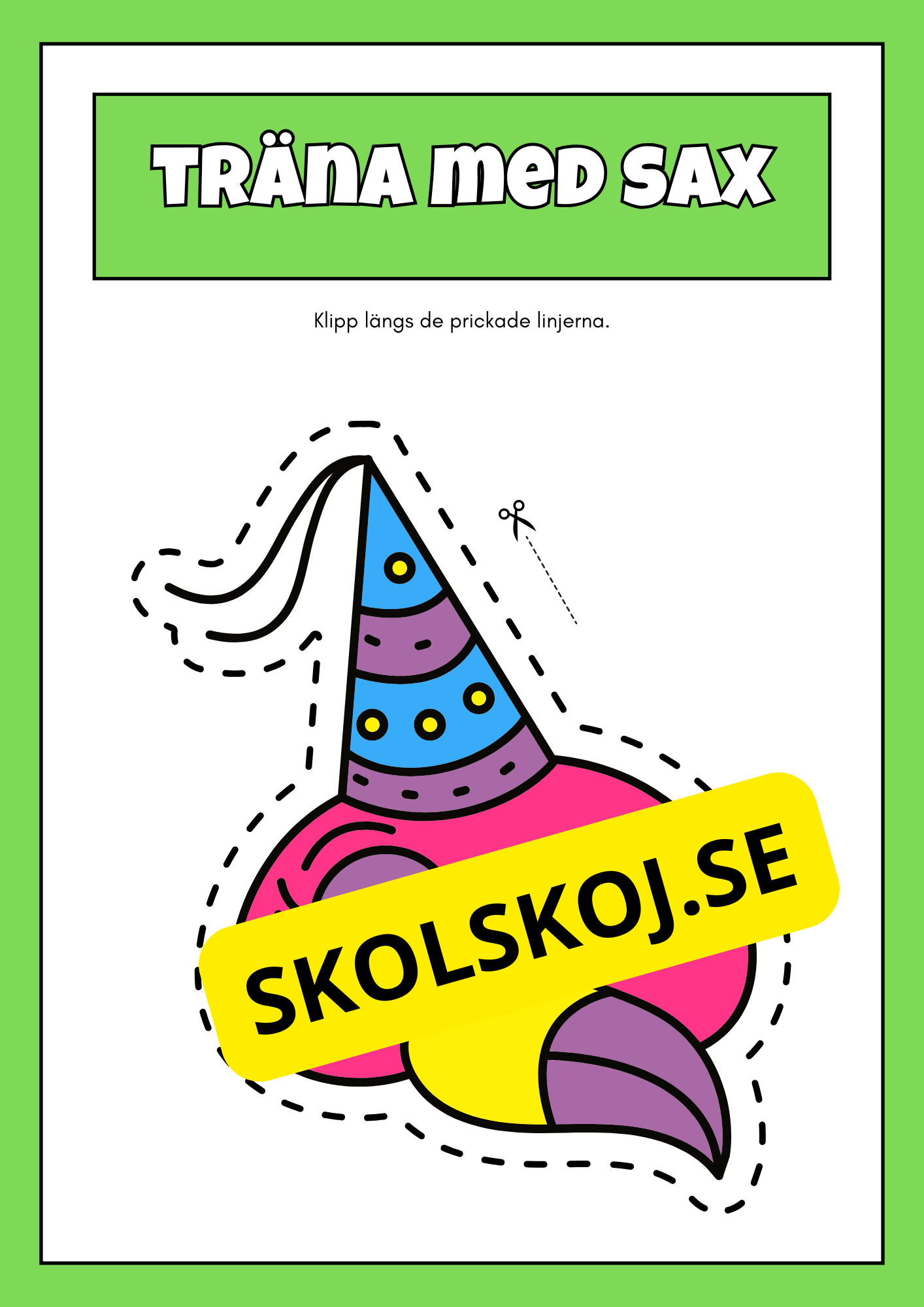 Träna med sax (42 sidor)