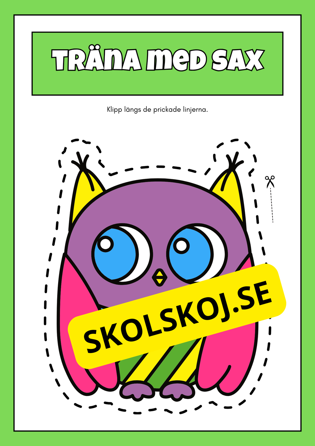 Träna med sax (42 sidor)