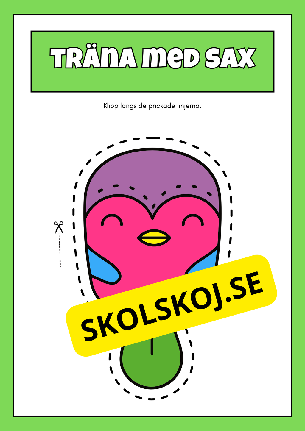 Träna med sax (42 sidor)