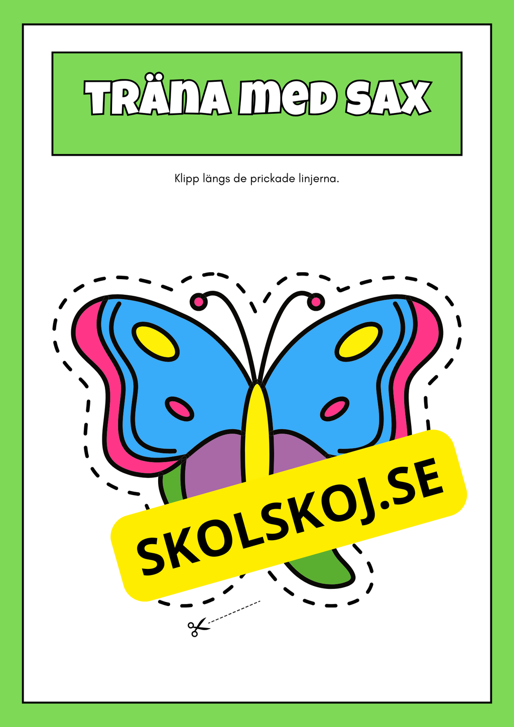 Träna med sax (42 sidor)