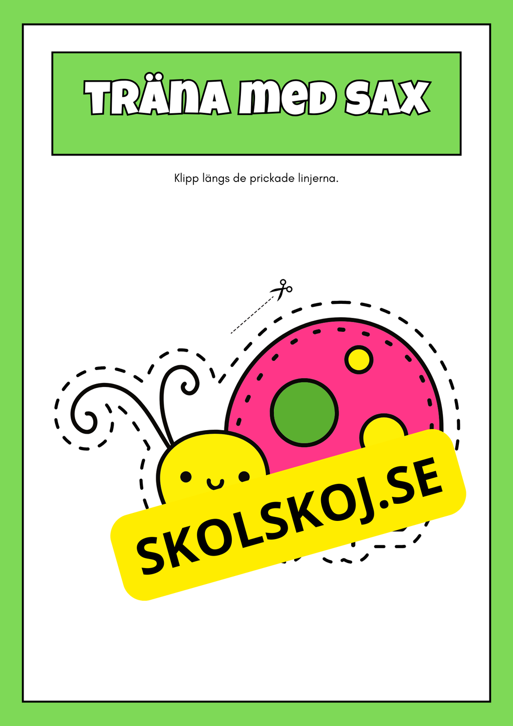 Träna med sax (42 sidor)