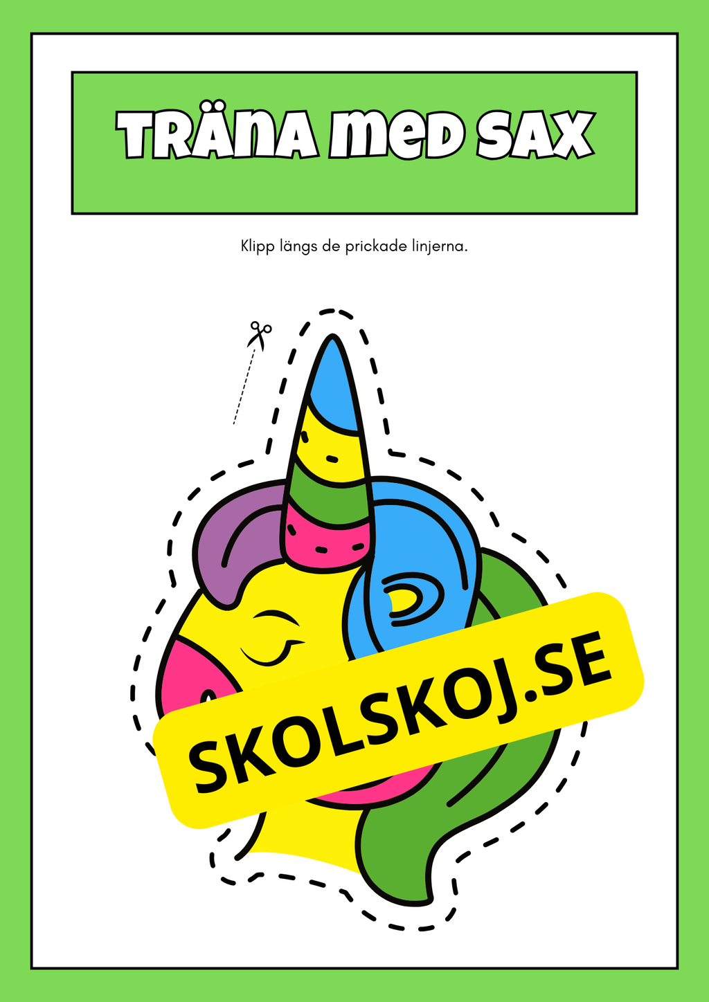 Träna med sax (42 sidor)