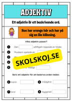 Träna ordklasser