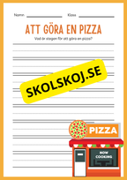 Träna på att skriva - Tema: Snabbmat (24 sidor)