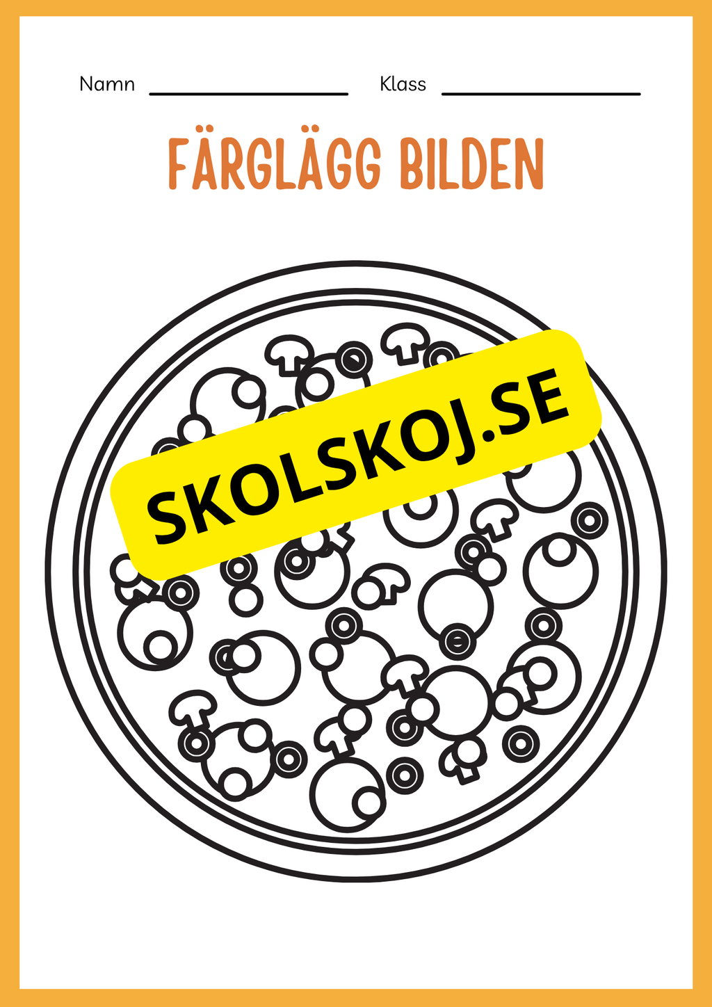 Träna på att skriva - Tema: Snabbmat (24 sidor)
