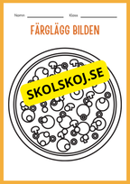 Träna på att skriva - Tema: Snabbmat (24 sidor)