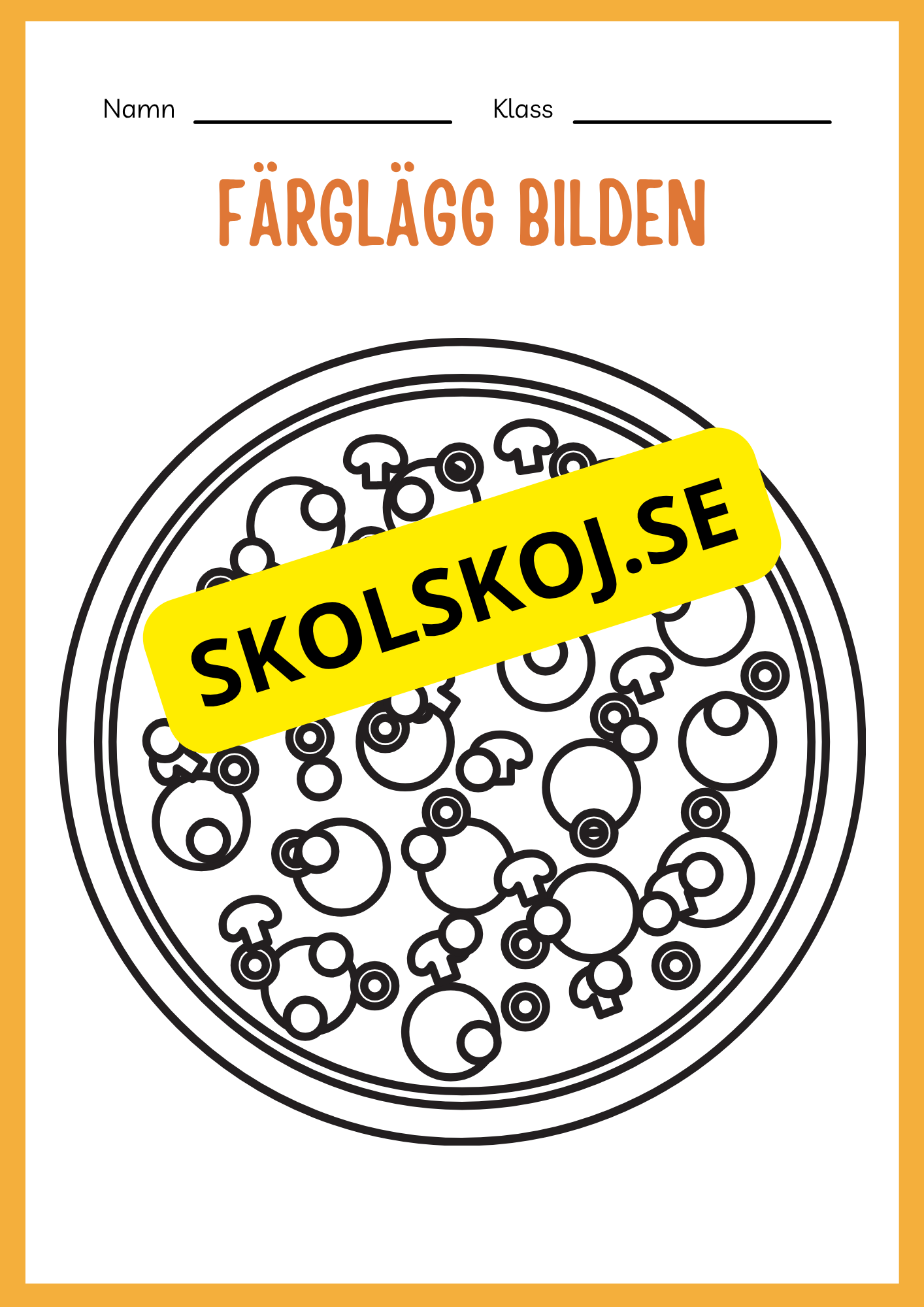 Träna på att skriva - Tema: Snabbmat (24 sidor)