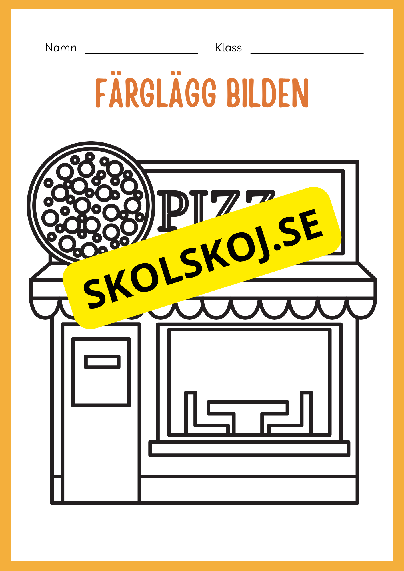 Träna på att skriva - Tema: Snabbmat (24 sidor)